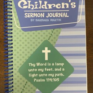 Sermon Journal - Boys